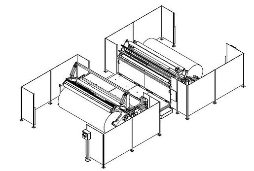 Drawing of the rewinder.