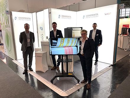 CONPRINTA Messeteam bei der CCE 2022 in München